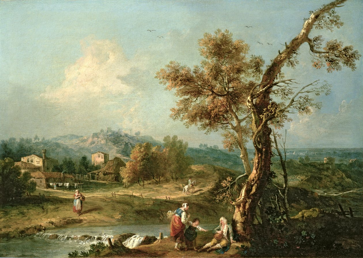 Paysage fluvial à l
