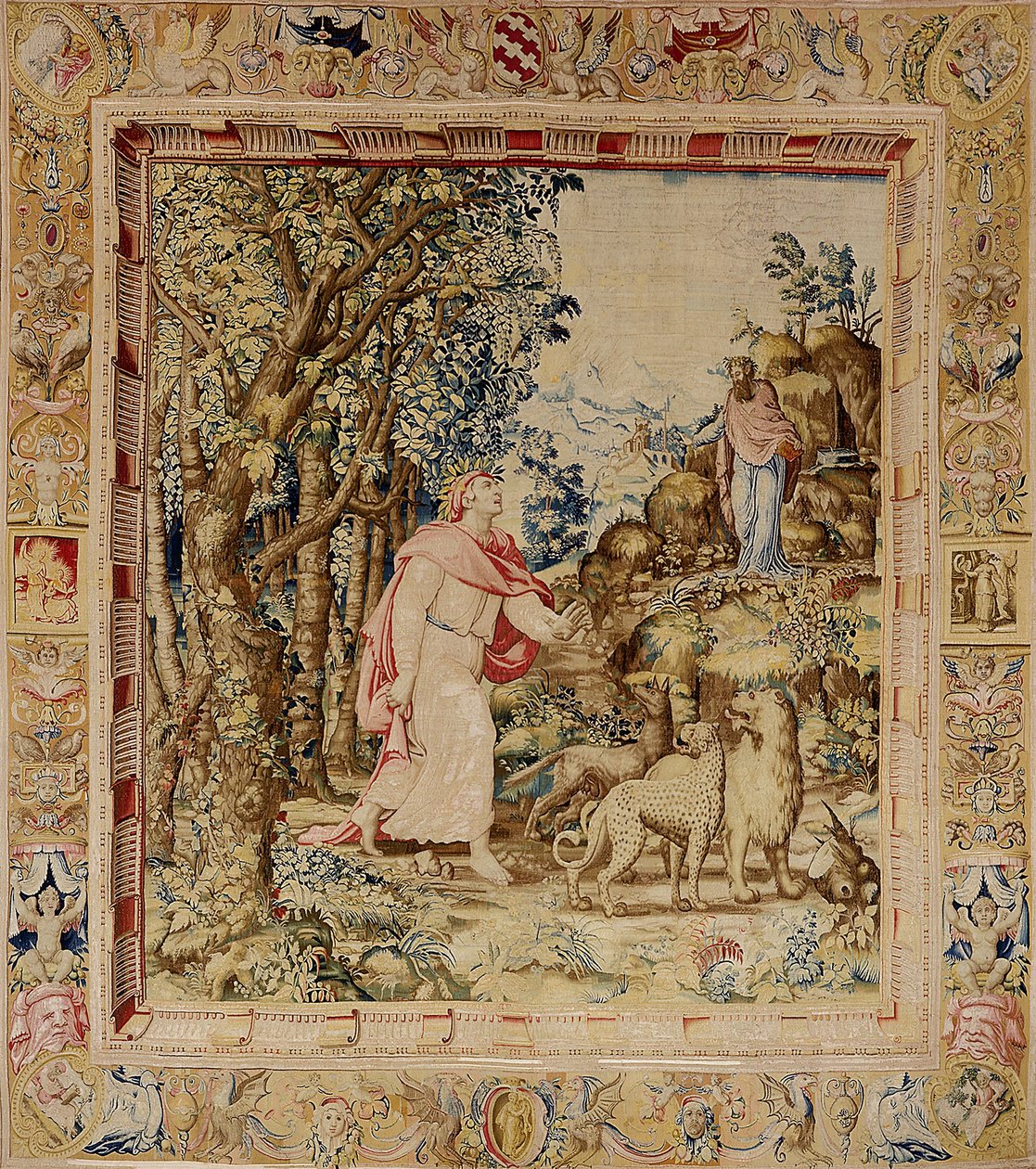 La rencontre de Dante et Virgile - Francesco de Rossi Salviati Cecchino