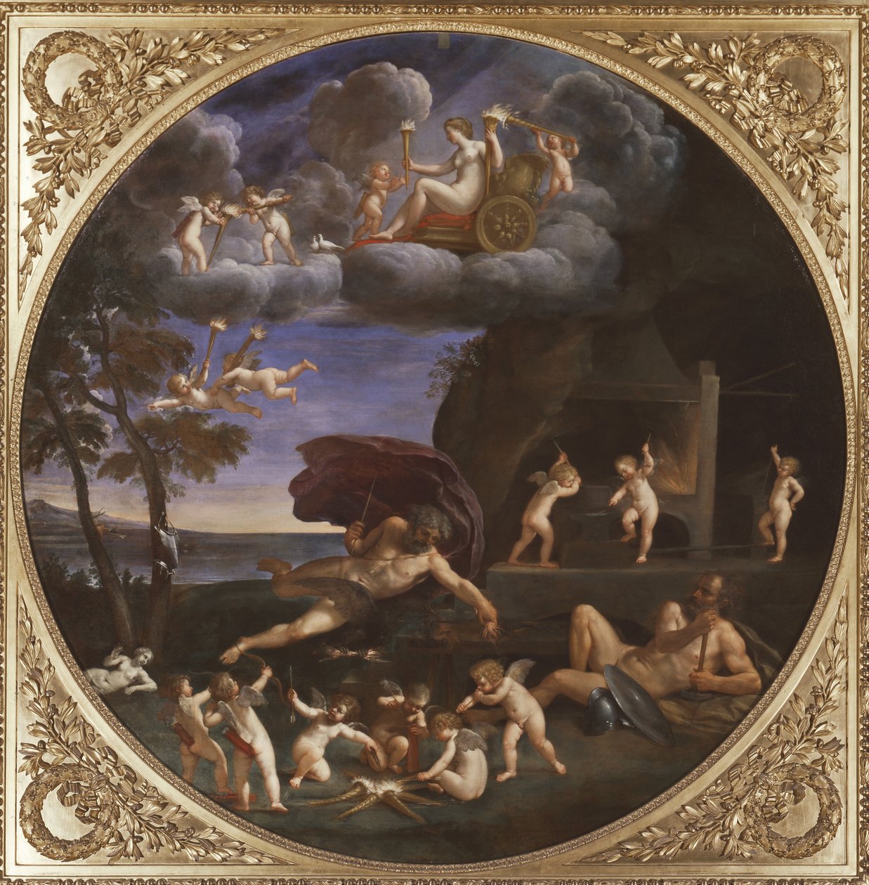 Élément de feu, 1625-28 - Francesco Albani