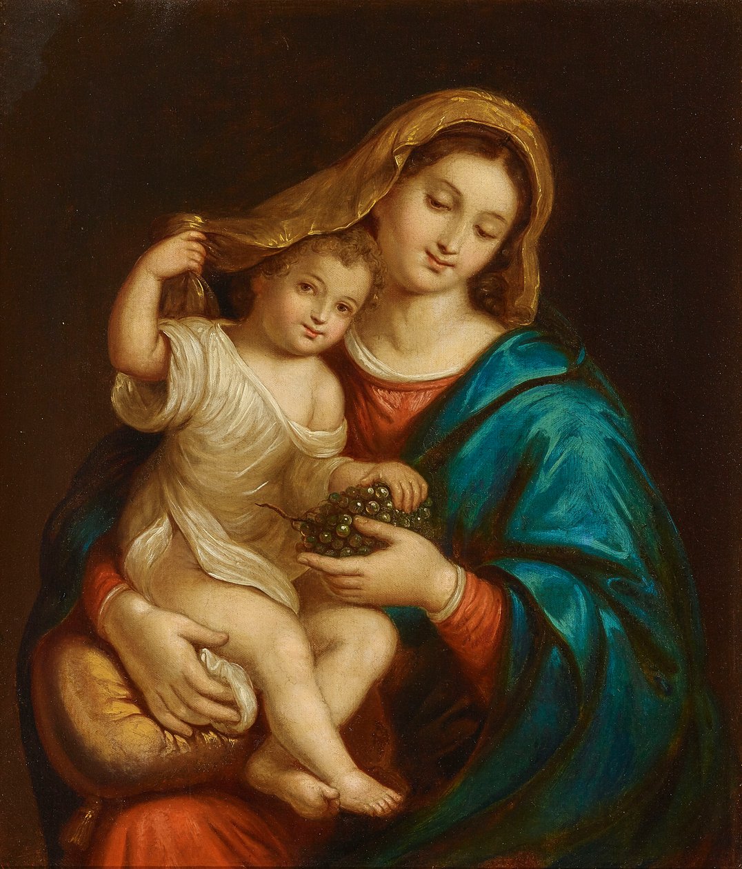 Madone et enfant - Francesco Alberi