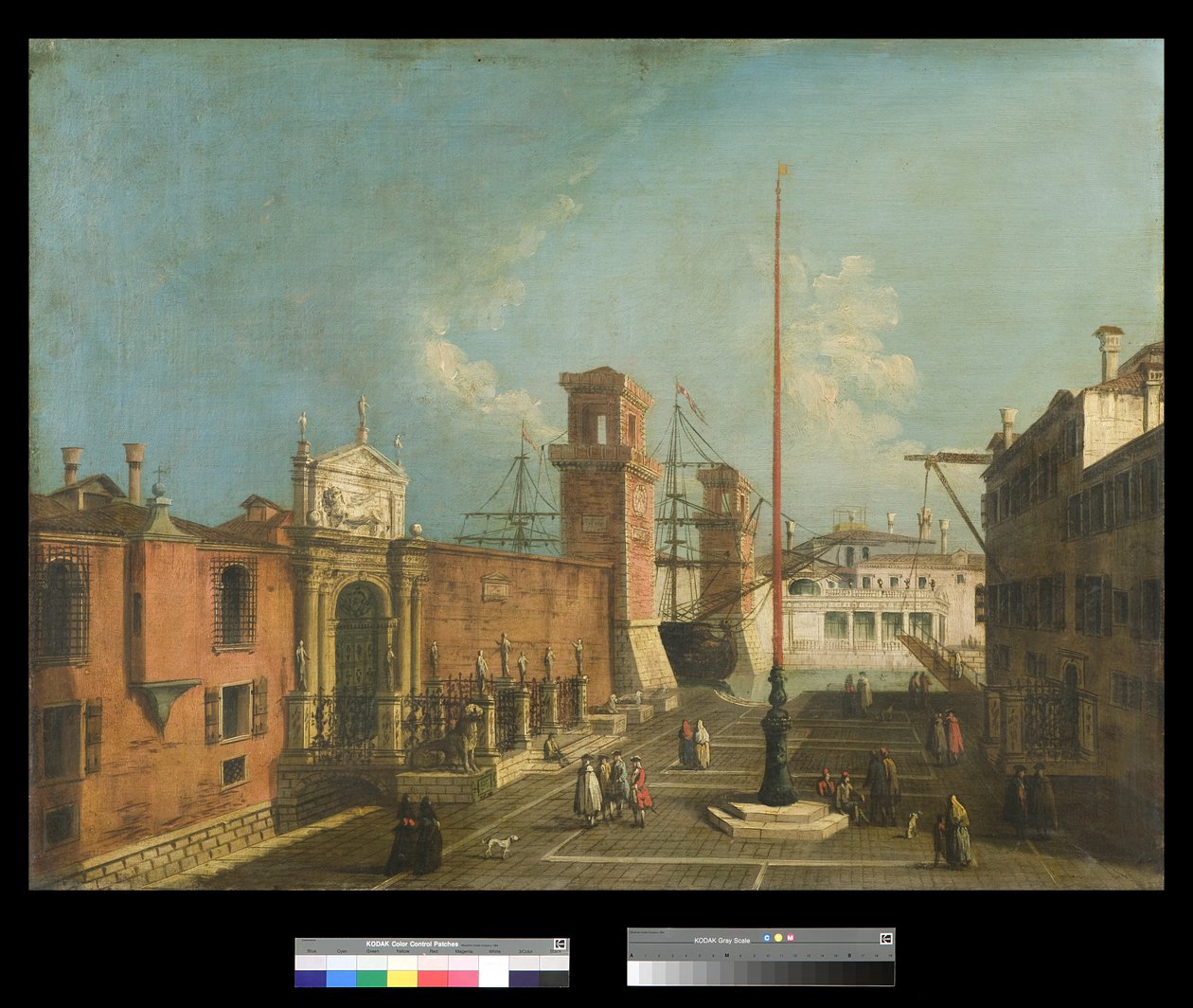 Vue de Campo et Porta Arsenale, 1742-50 - Francesco Albotto