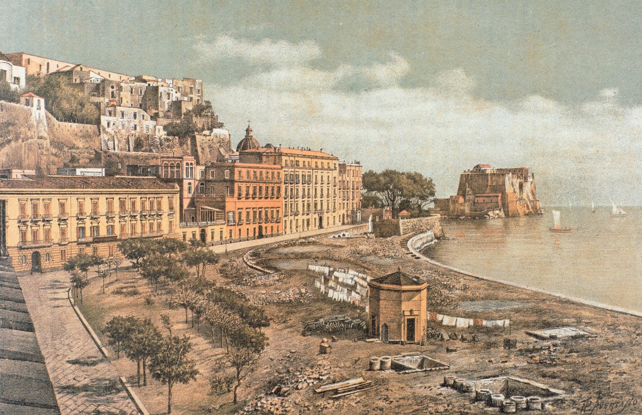 Rue Chiatamone, à Naples, Illustration de l