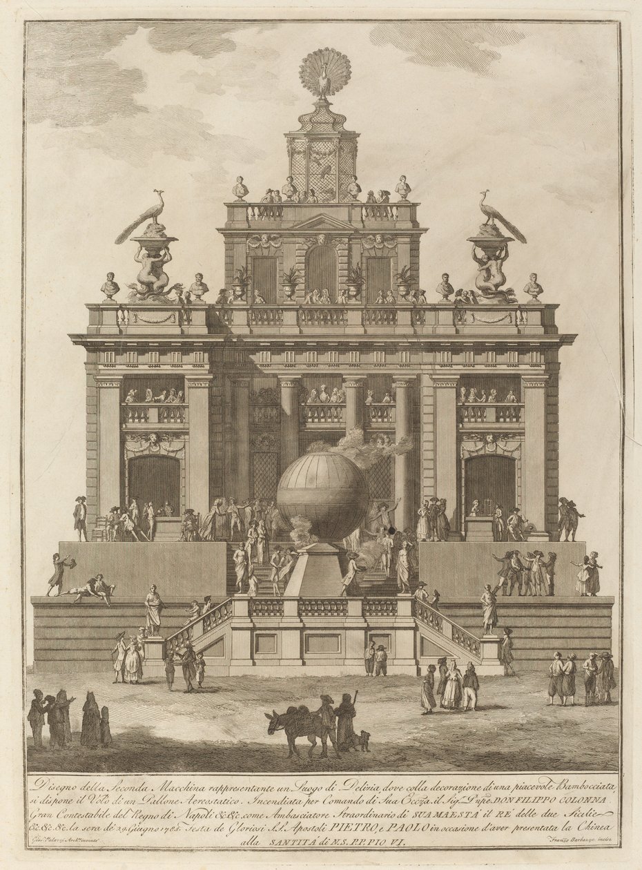 Un lieu de délice avec un ballon aérien, pour le festival de Chinea - Francesco Barbazza