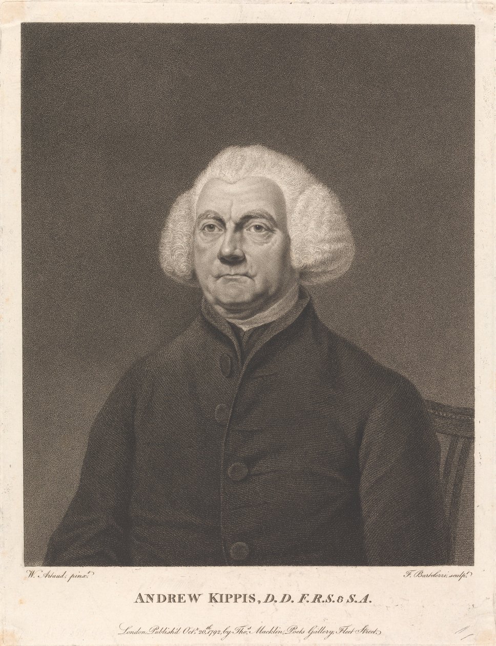 Andrew Kippis - Francesco Bartolozzi
