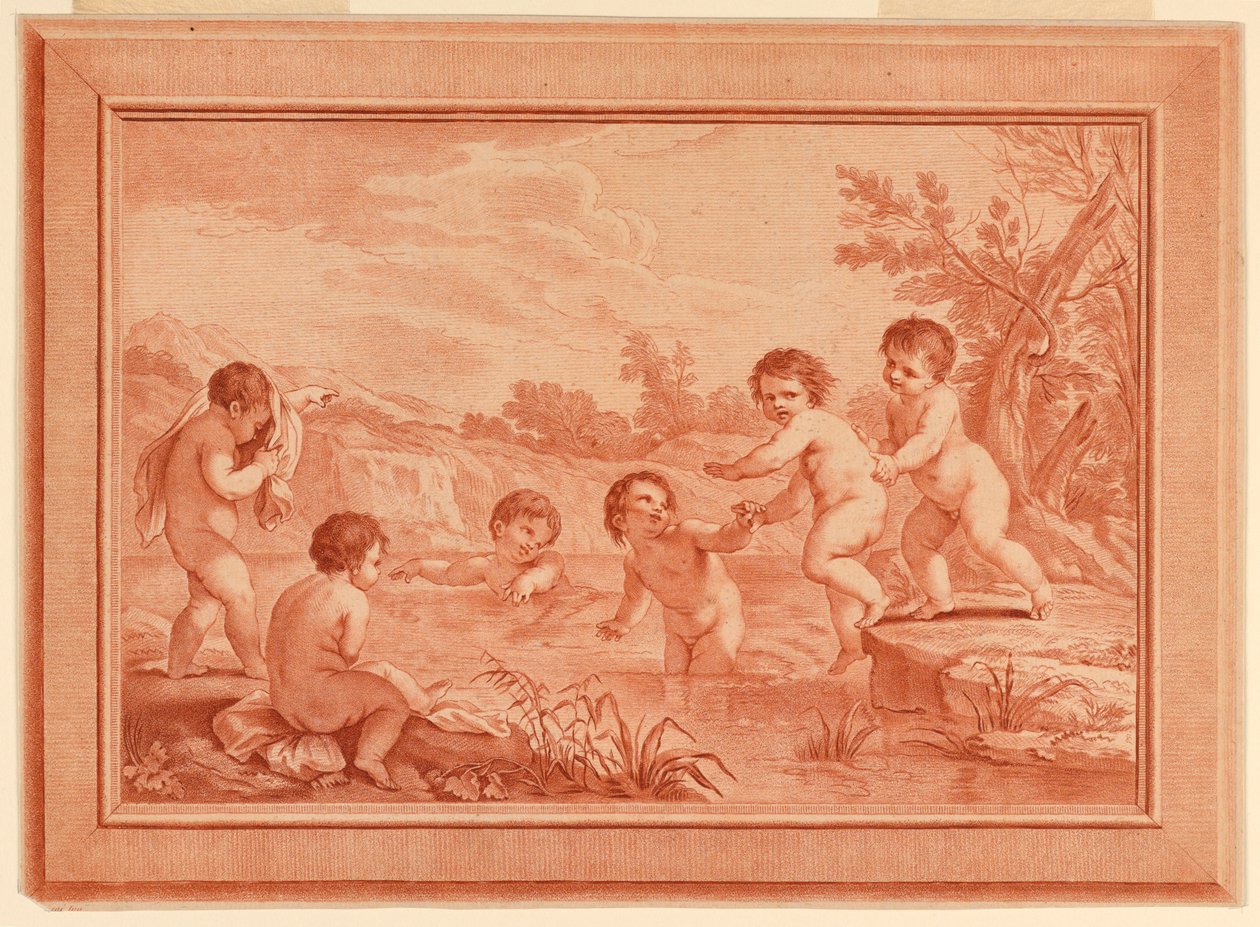 Garçons en train de jouer - Francesco Bartolozzi