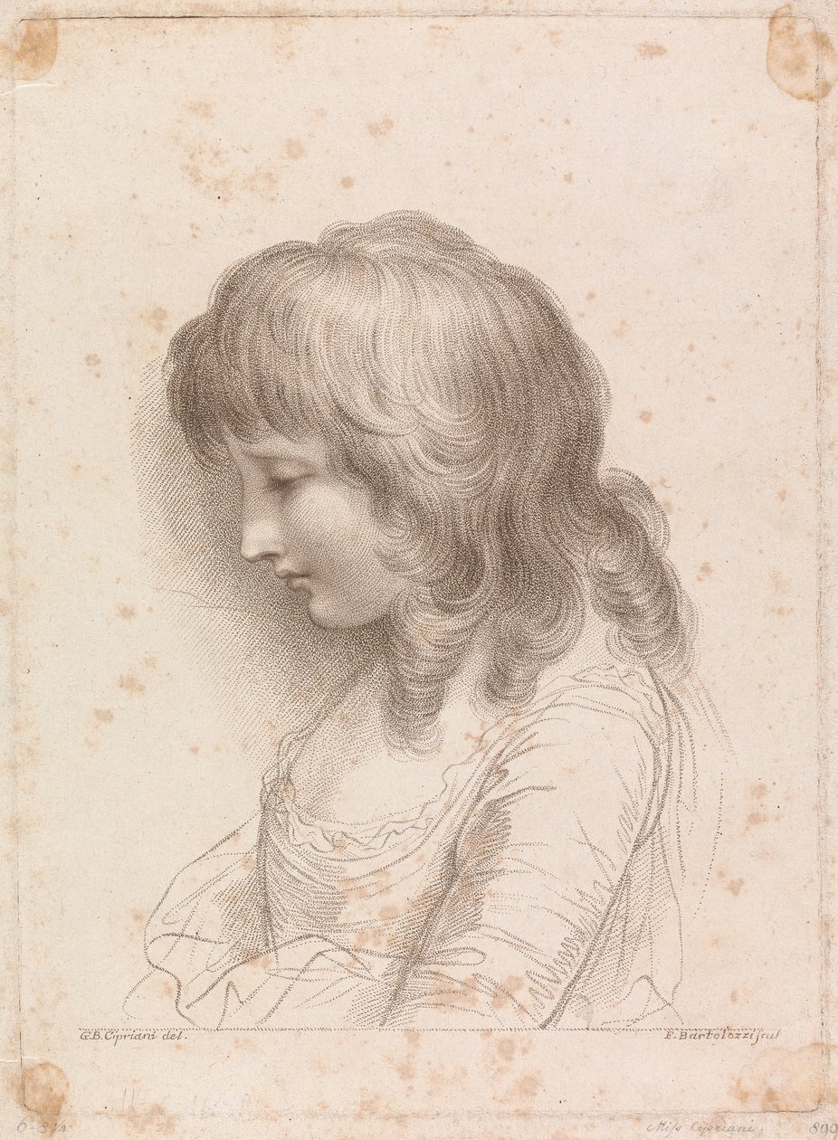 La fille de Cipriani - Francesco Bartolozzi