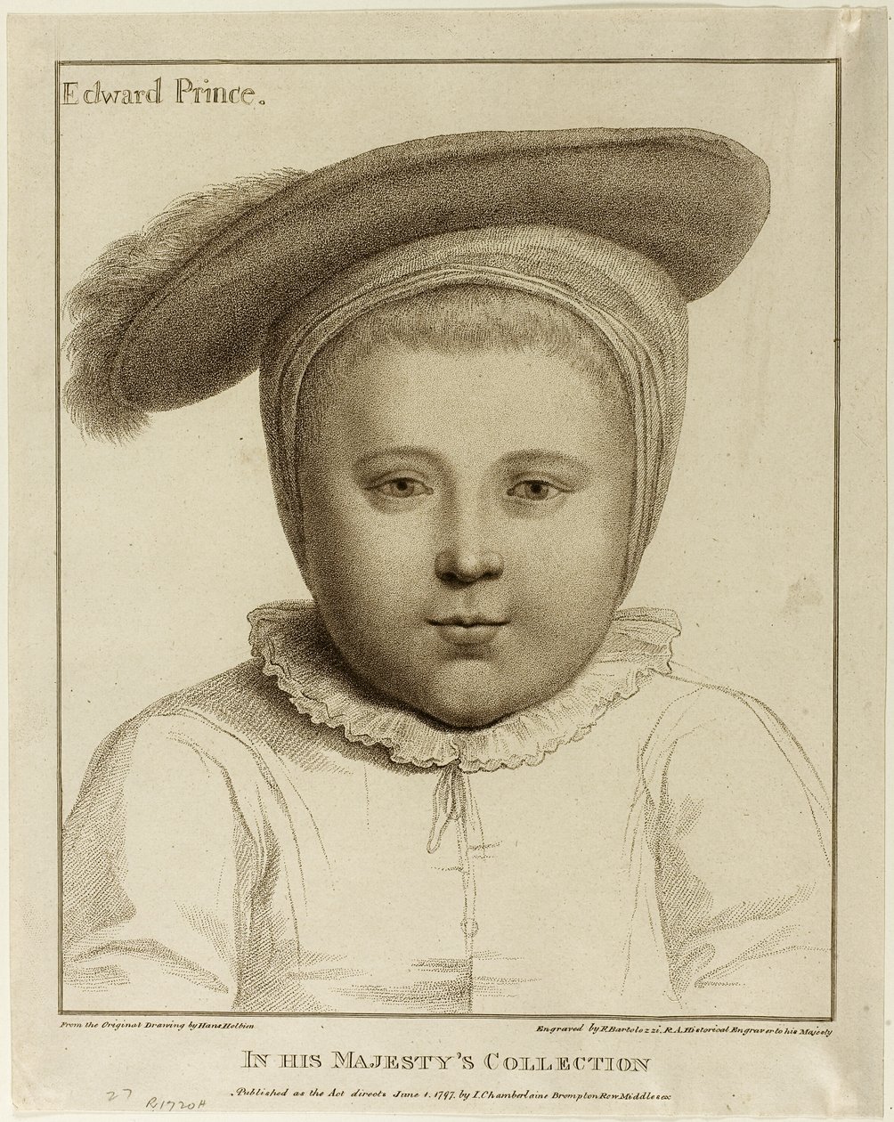Édouard, Prince de Galles - Francesco Bartolozzi