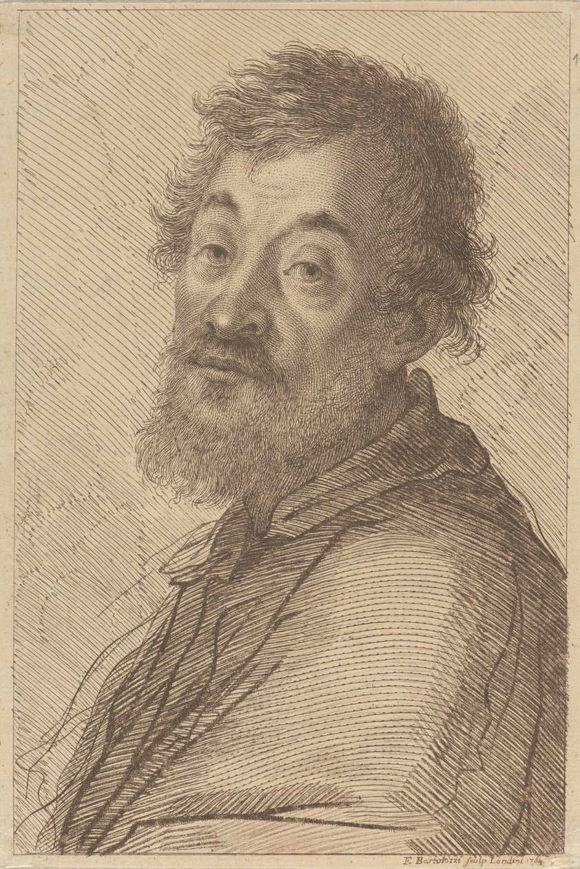 Giulio Romano (Julio Pippi), peintre - Francesco Bartolozzi
