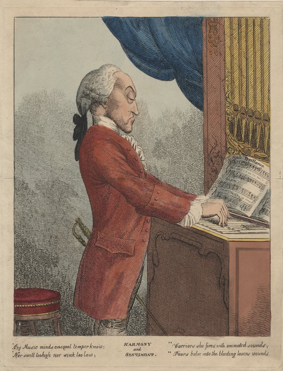 Harmonie et sentiment, vers 1785 - Francesco Bartolozzi