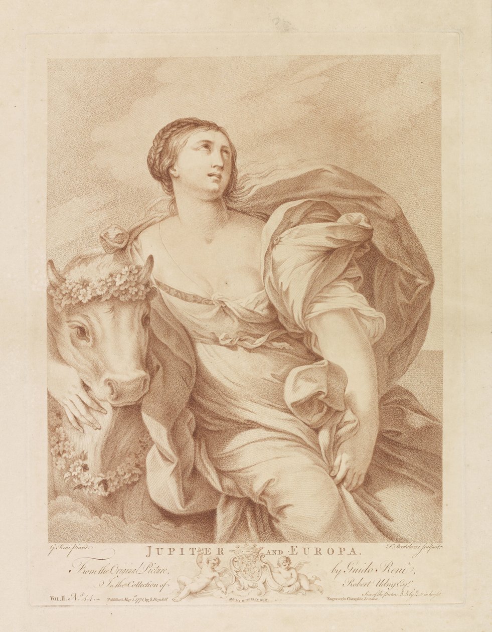 Jupiter et Europe - Francesco Bartolozzi