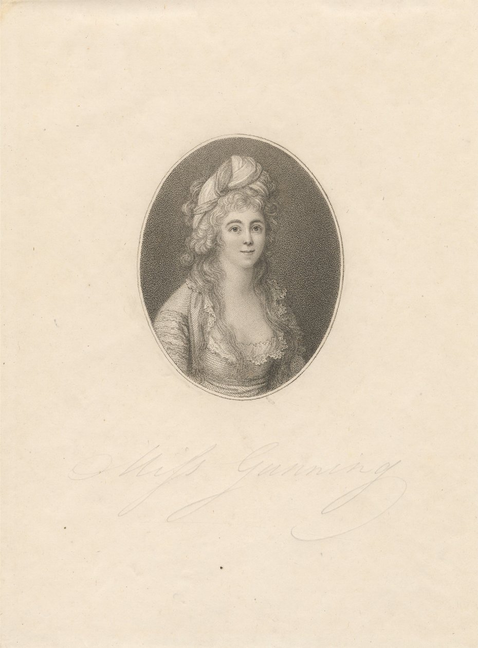 Miss Gunning - Francesco Bartolozzi