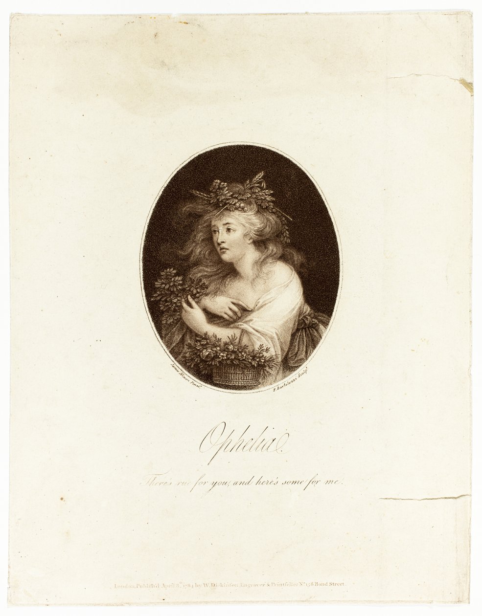 Ophélie - Francesco Bartolozzi