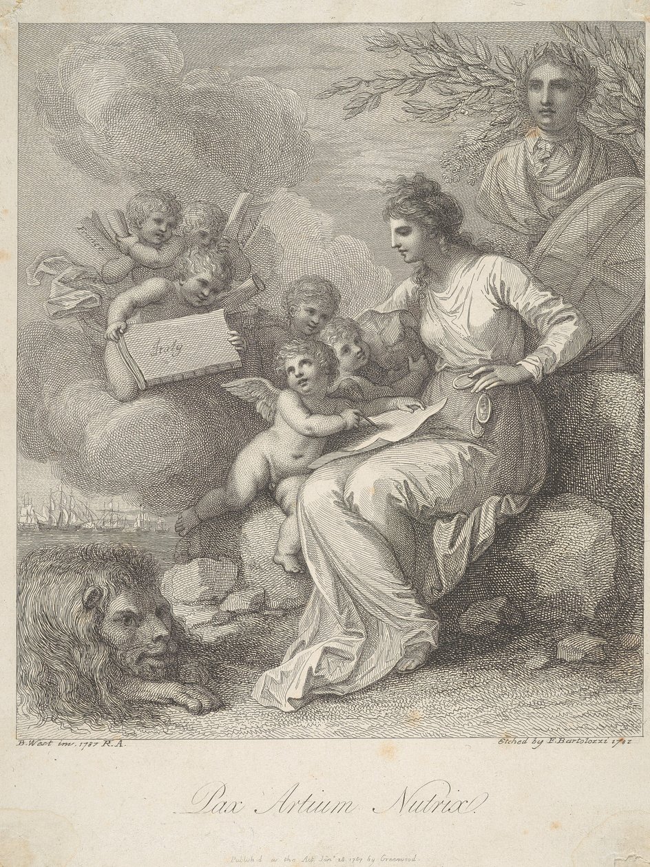 La paix, nourricière des arts - Francesco Bartolozzi