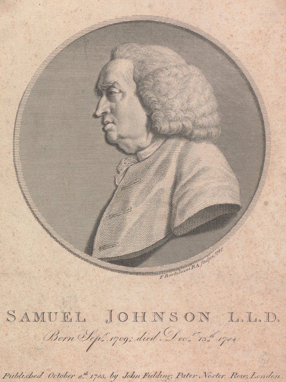 Samuel Johnson - Francesco Bartolozzi