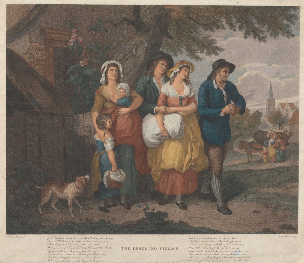 Le village déserté - Francesco Bartolozzi