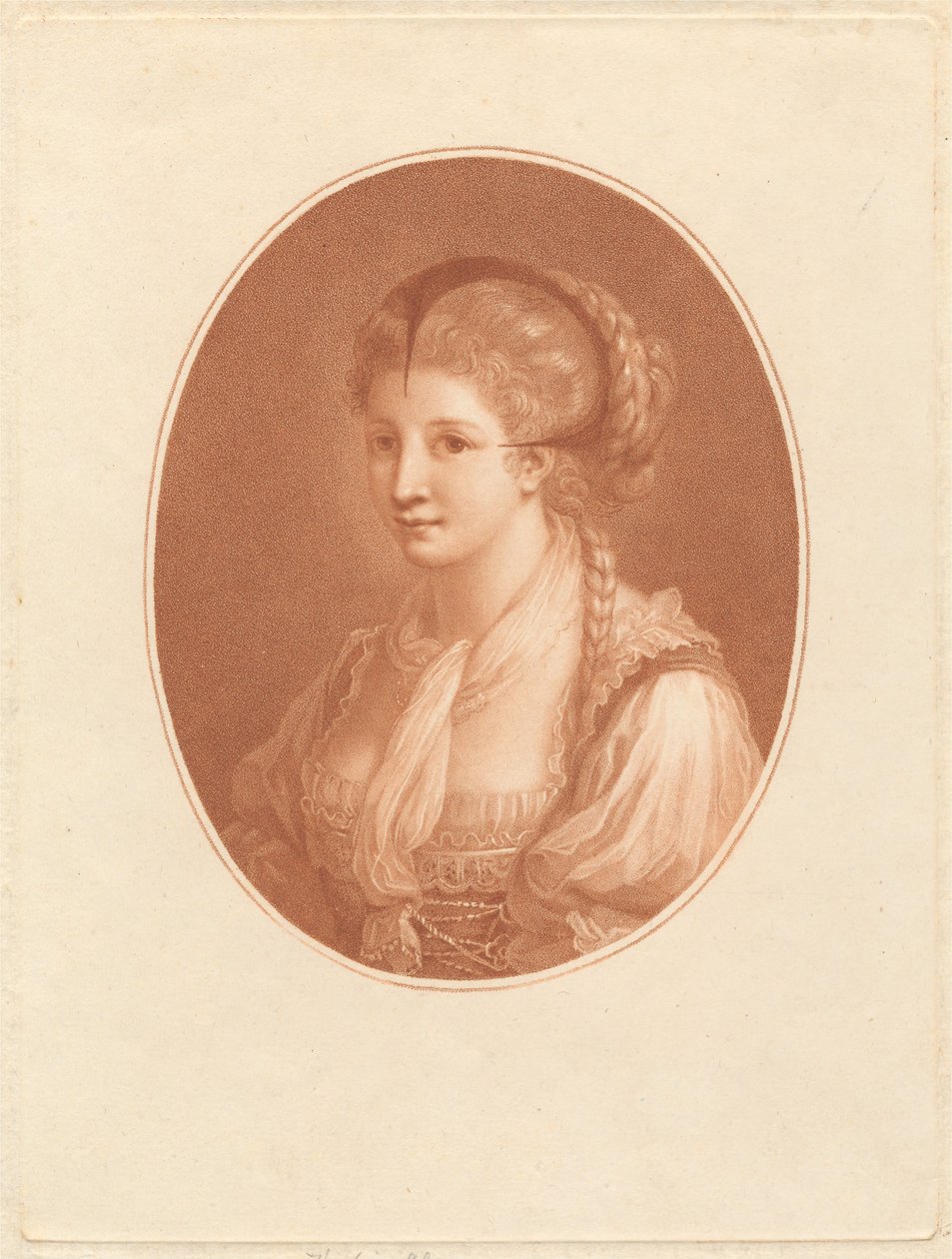 La belle Alsacienne - Francesco Bartolozzi