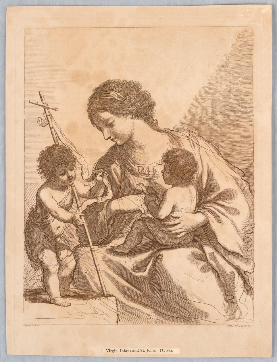 Vierge, Enfant et Saint Jean - Francesco Bartolozzi