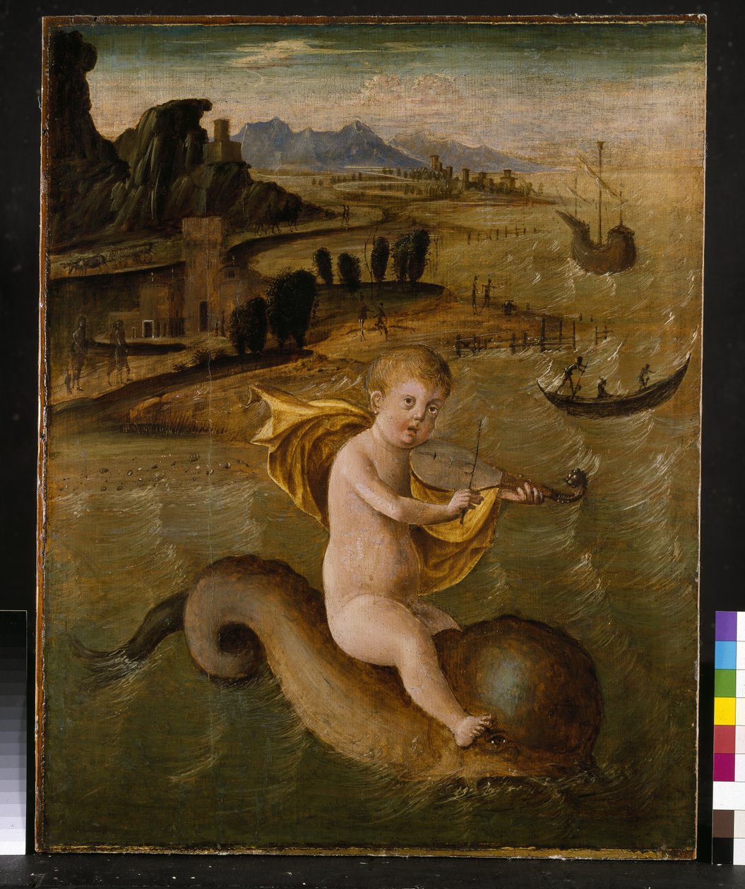 Arion chevauchant un dauphin - Francesco Bianchi Ferrari