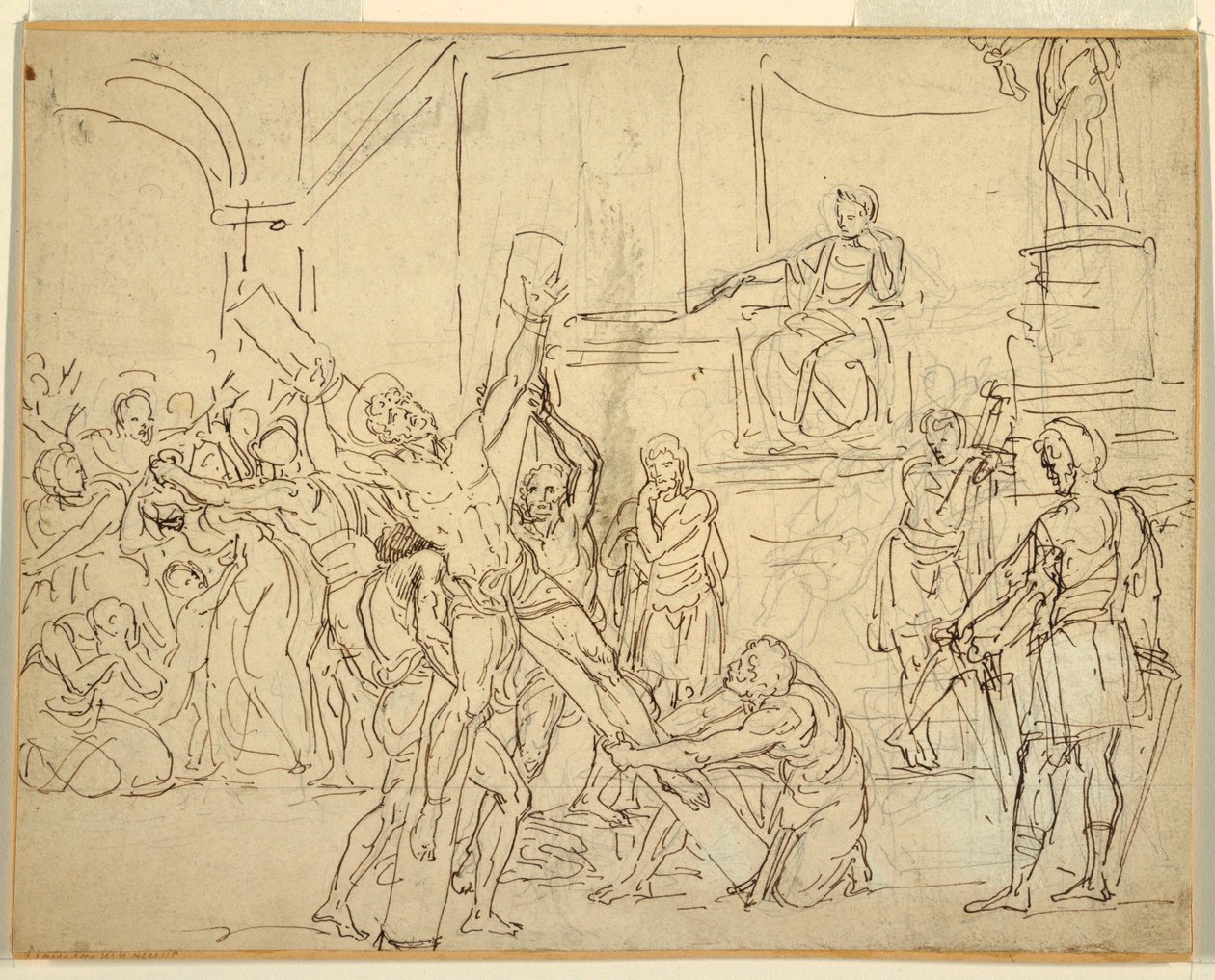 Le martyre de Saint André - Francesco Coghetti