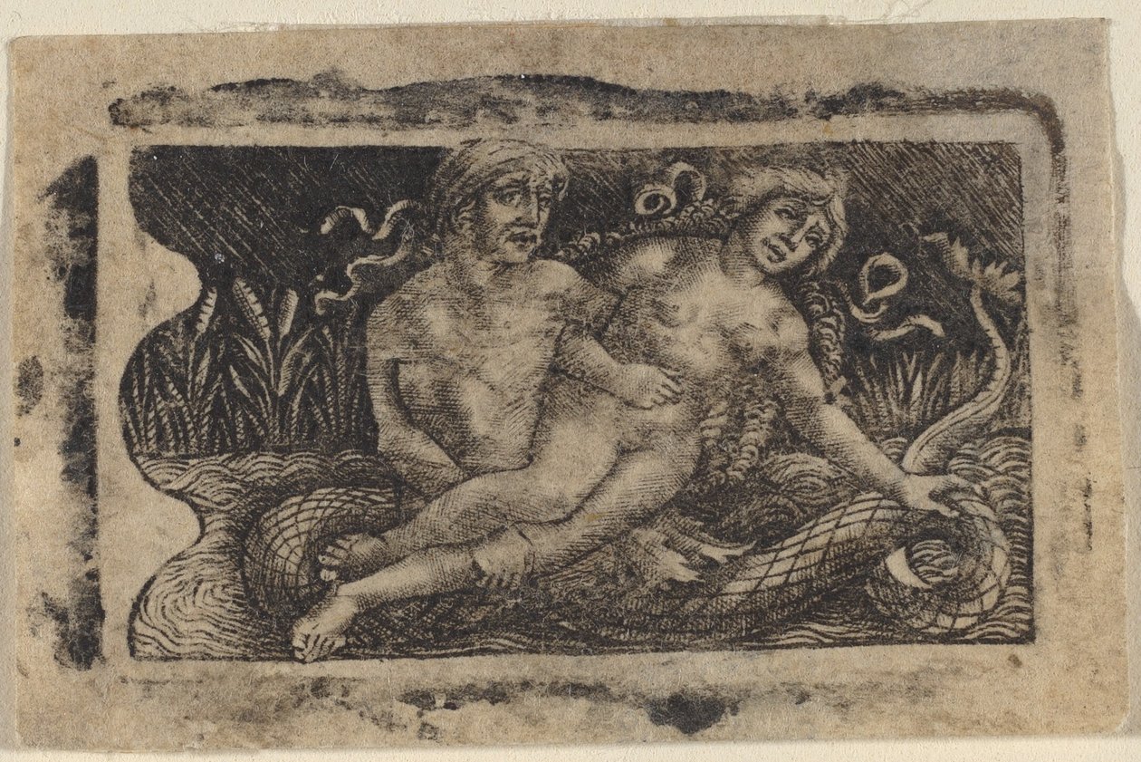 Triton et nymphe - Francesco Francia or Peregrino da Cesena
