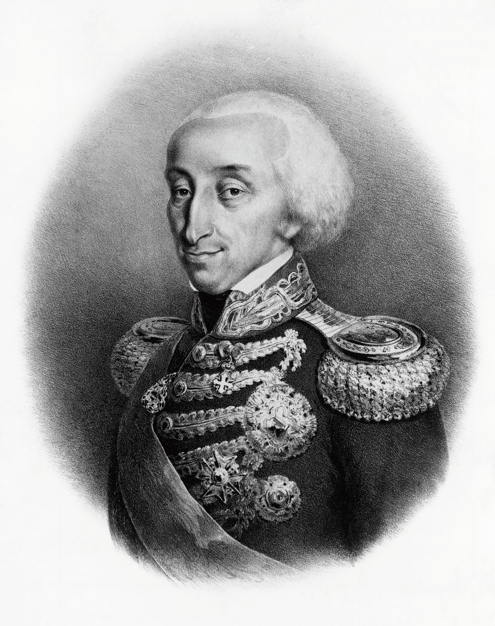 Portrait de Victor-Emmanuel Ier de Savoie (1759-1824), roi de Sardaigne - Francesco Gonin