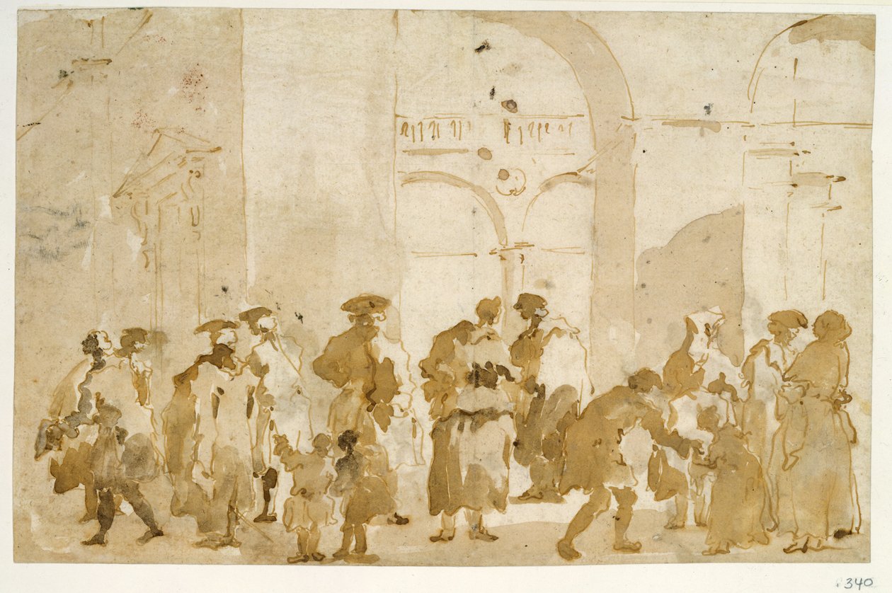 Figurenstudien - Francesco Guardi