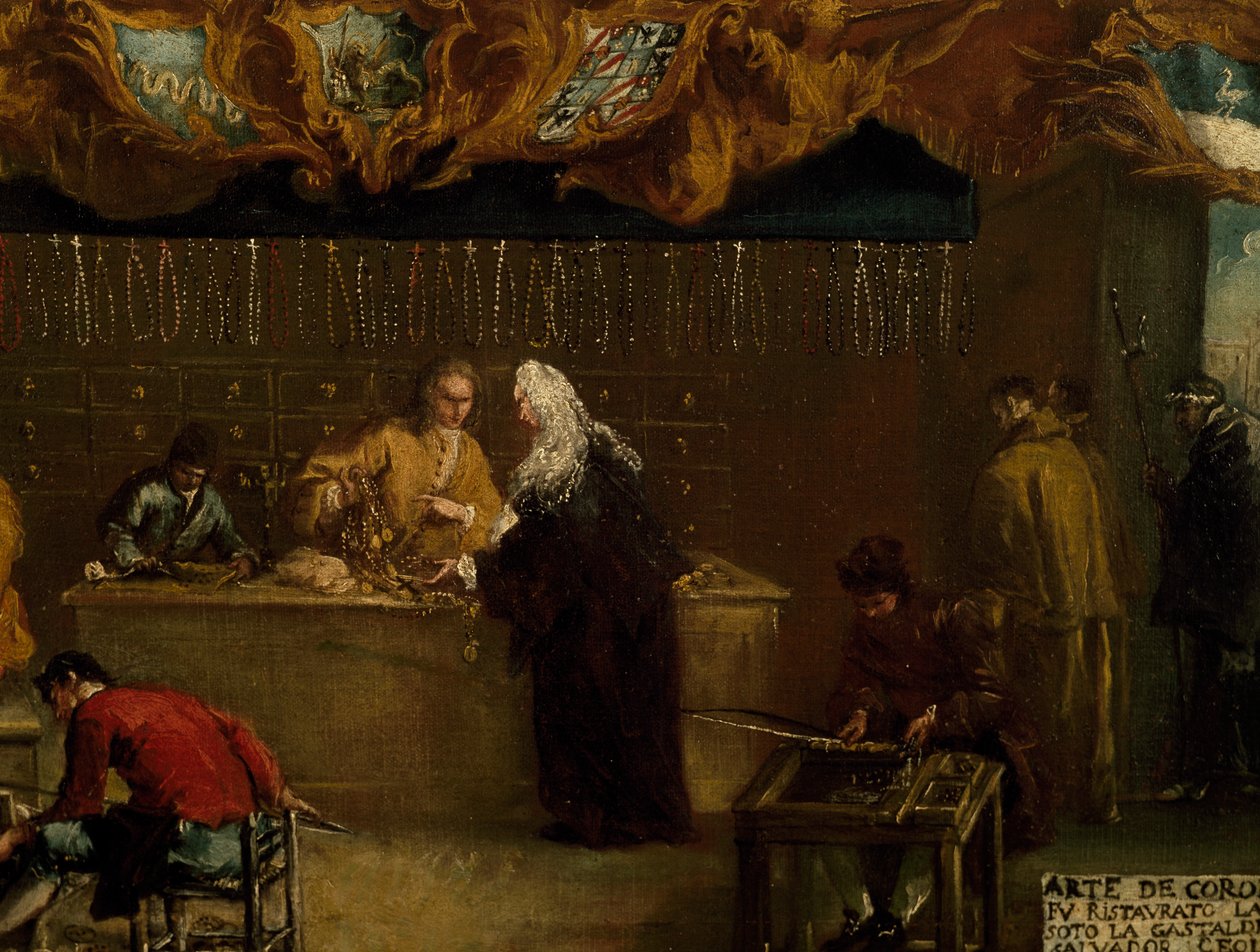 Enseigne de la Guilde des Coroneri - Francesco Guardi