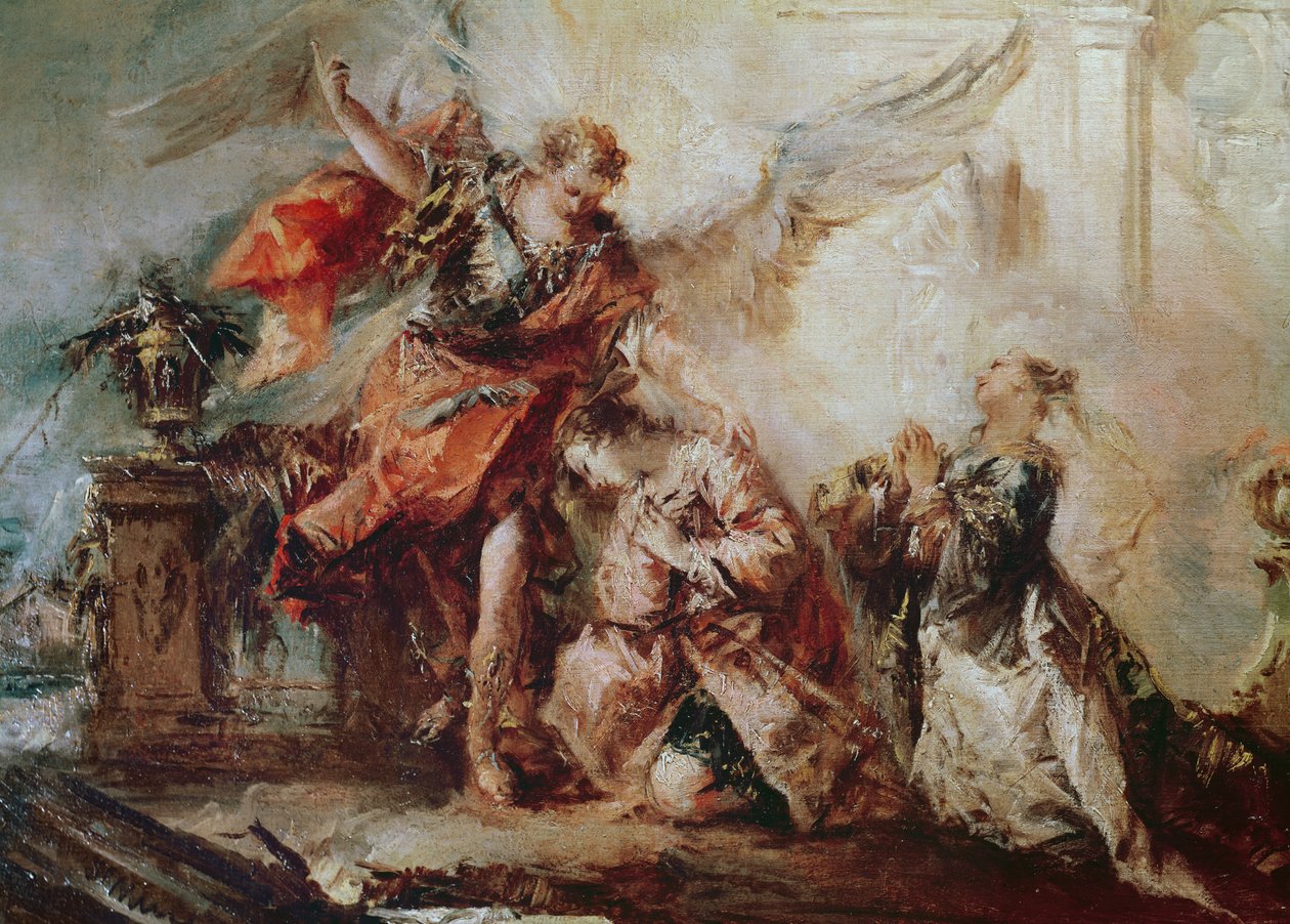 Le mariage de Tobie, détail du couple Sara et Tobie devant l