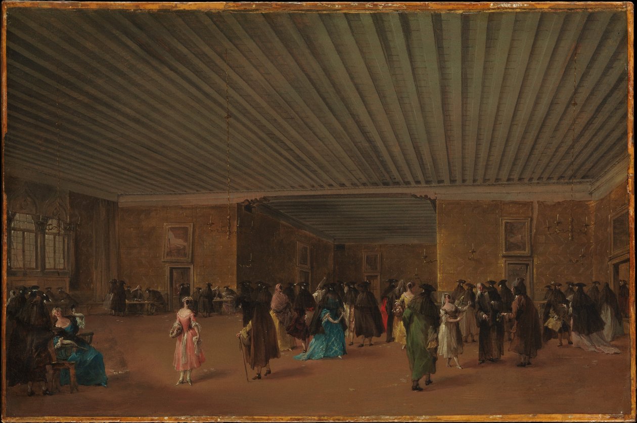 Le Ridotto Pubblico au Palazzo Dandolo - Francesco Guardi