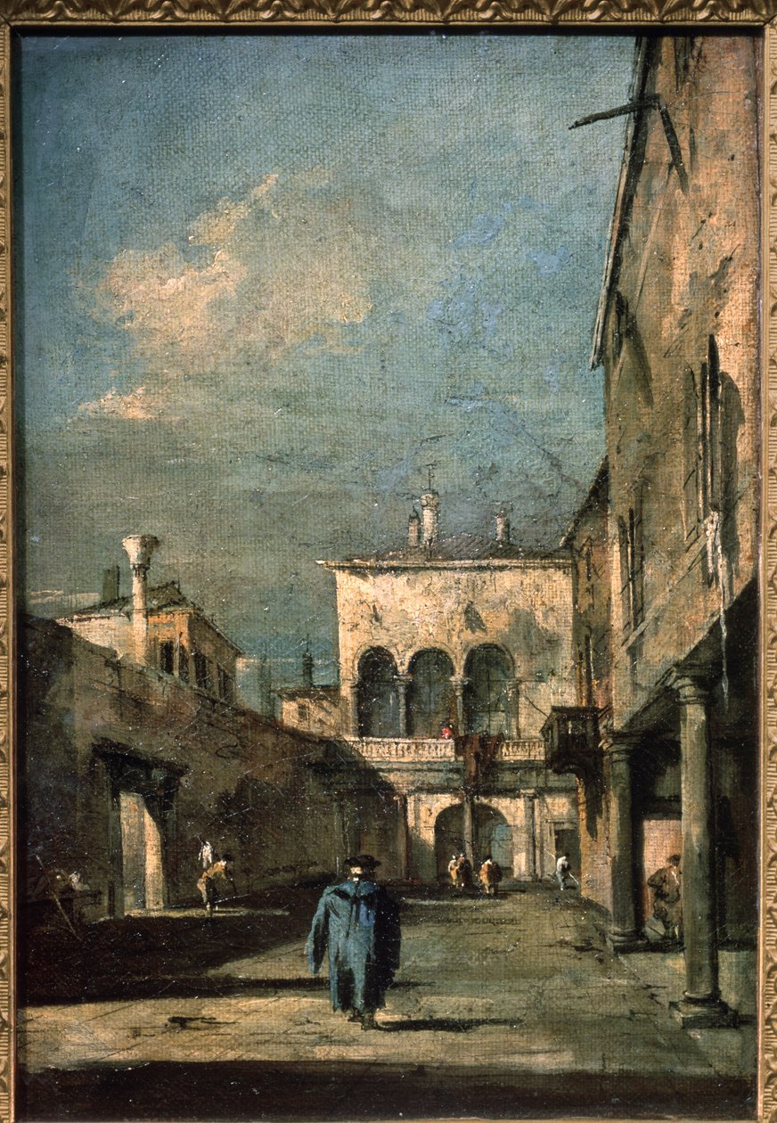 Cour intérieure vénitienne - Francesco Guardi