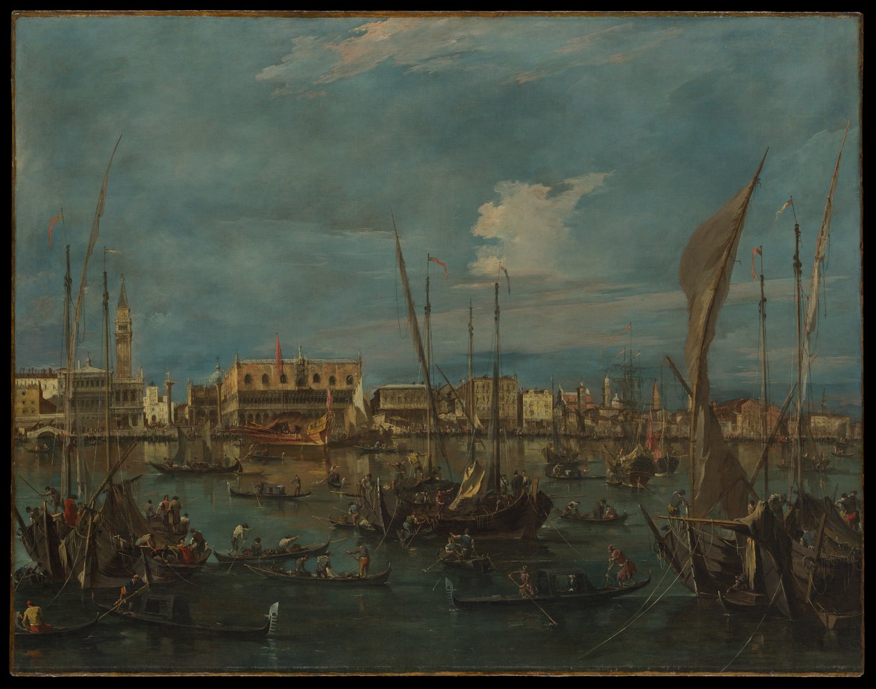 Venise vue depuis le bassin de Saint-Marc - Francesco Guardi