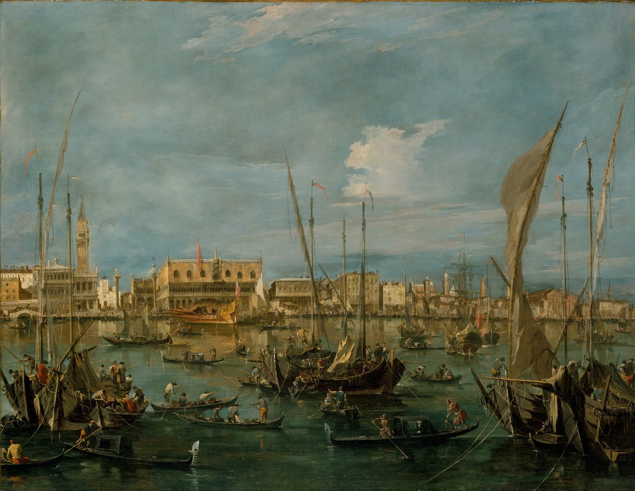 Venise depuis le Bacino di San Marco, vers 1765 - Francesco Guardi