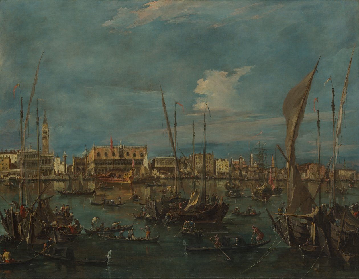Venise depuis le Bacino di San Marco, vers 1765 - Francesco Guardi