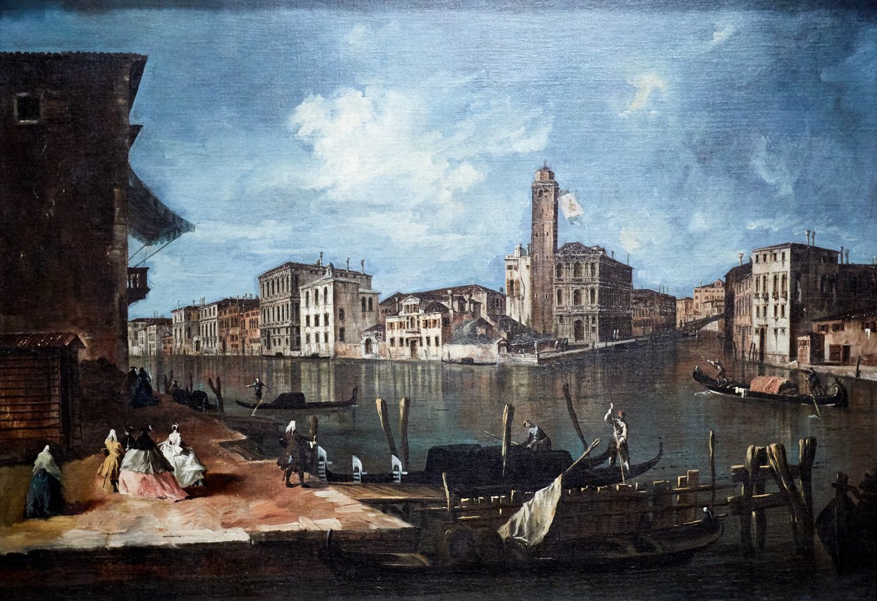 Venise, le Grand Canal avec San Geremia, le Palais Labia et l
