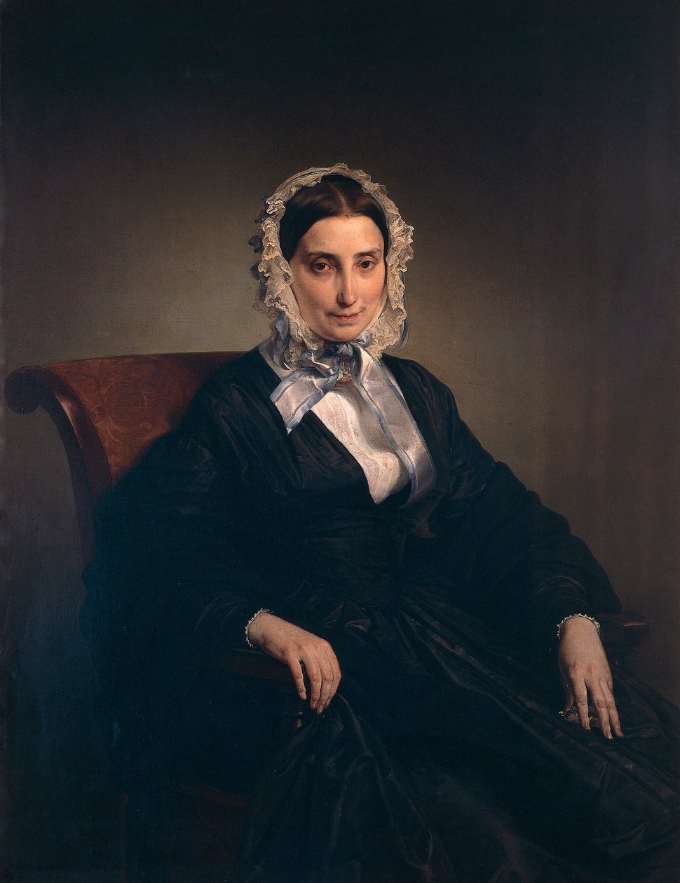 Portrait de Teresa Borri (seconde épouse d