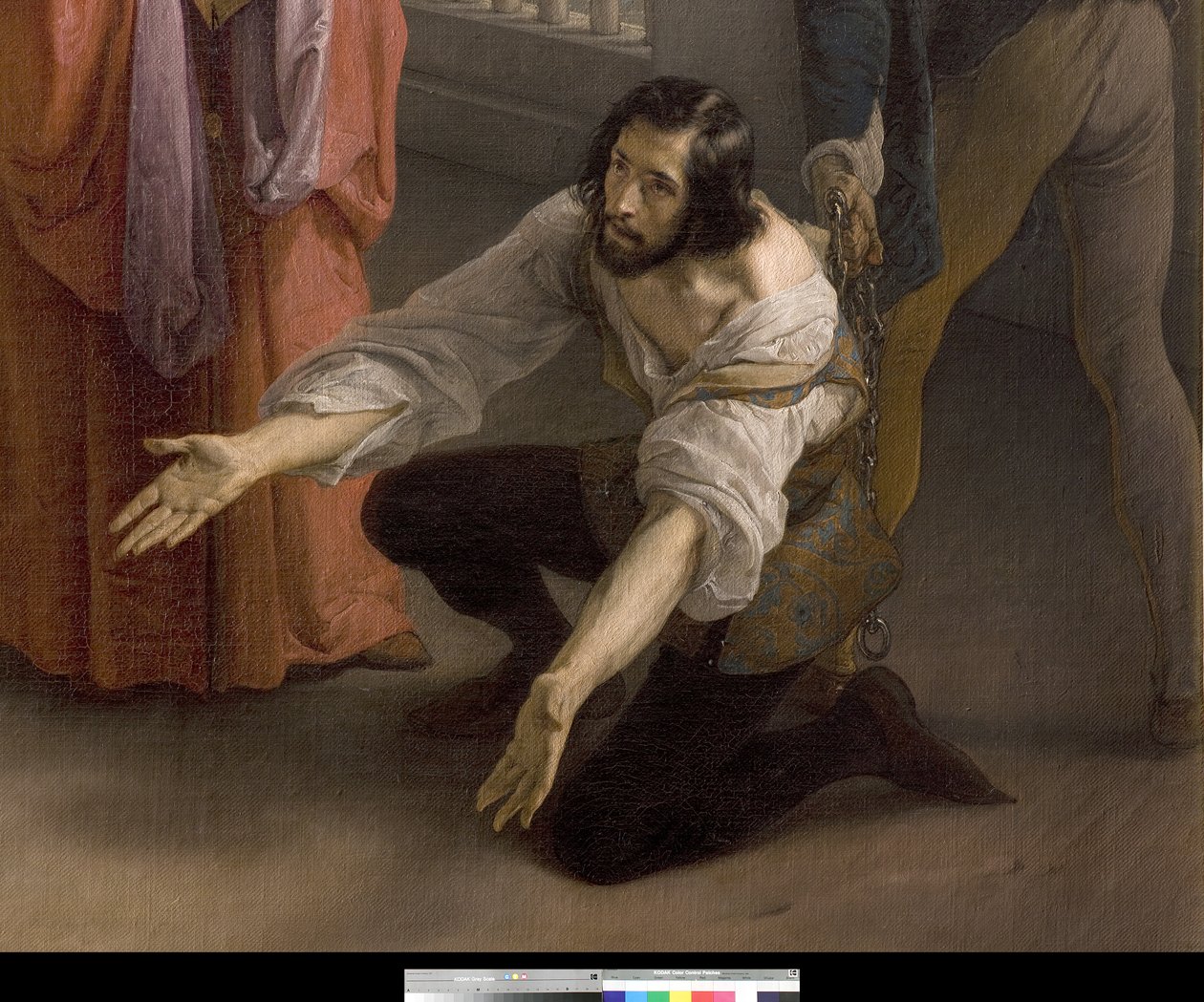 La dernière rencontre entre Jacopo Foscari et sa famille avant l