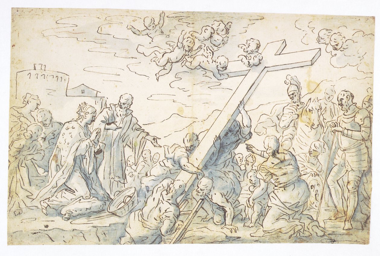 La découverte de la Vraie Croix - Francesco La Marra