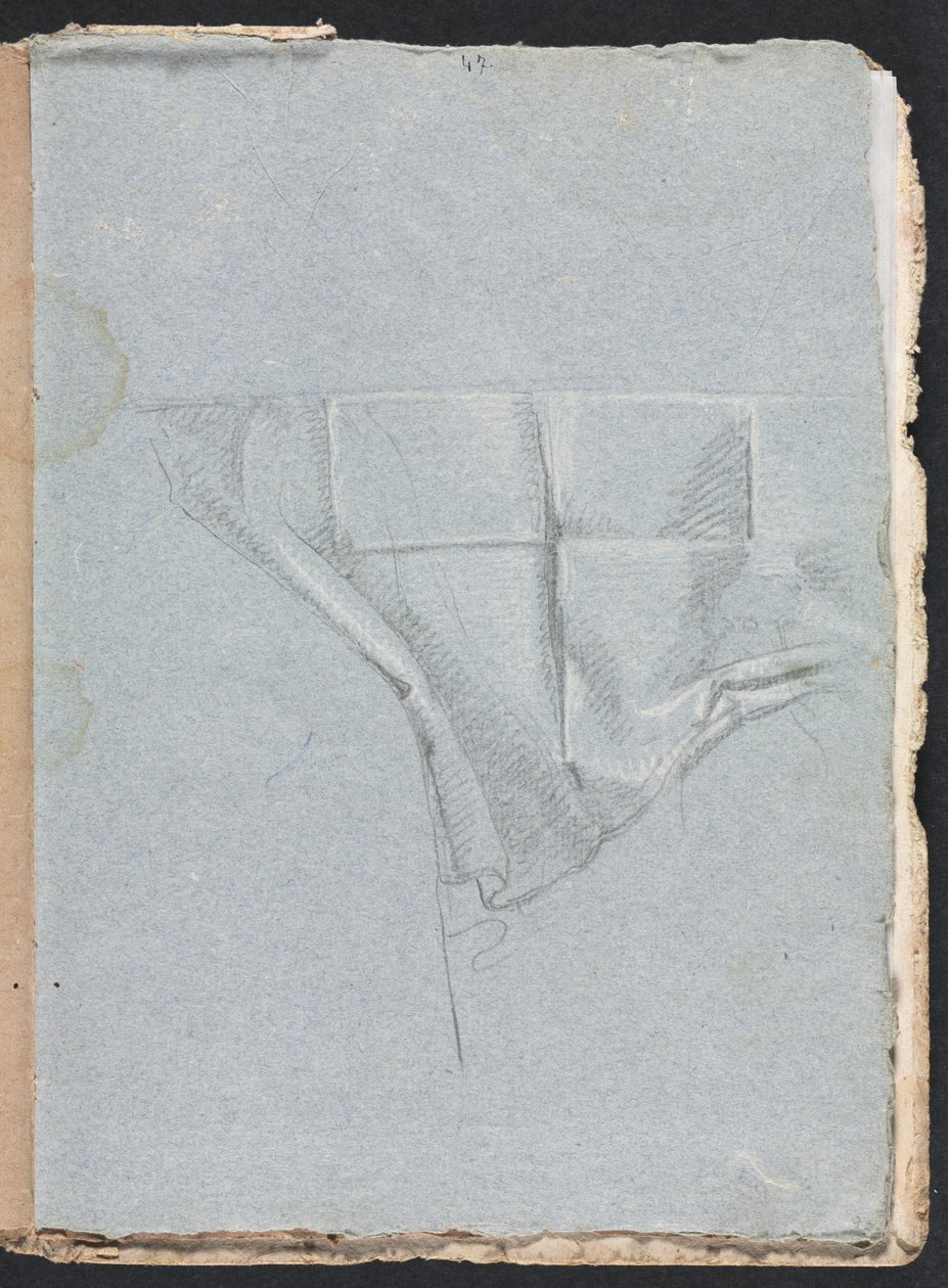 Carnet de croquis de Vérone : Étude de draperie page 93 - Francesco Lorenzi