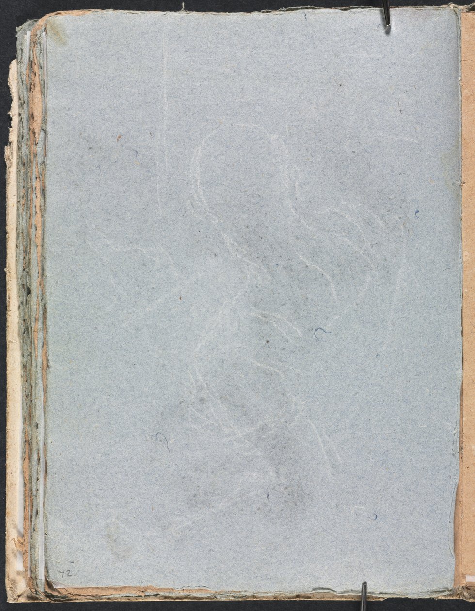Carnet de croquis de Vérone : Étude de figure page 72, 1760 - Francesco Lorenzi