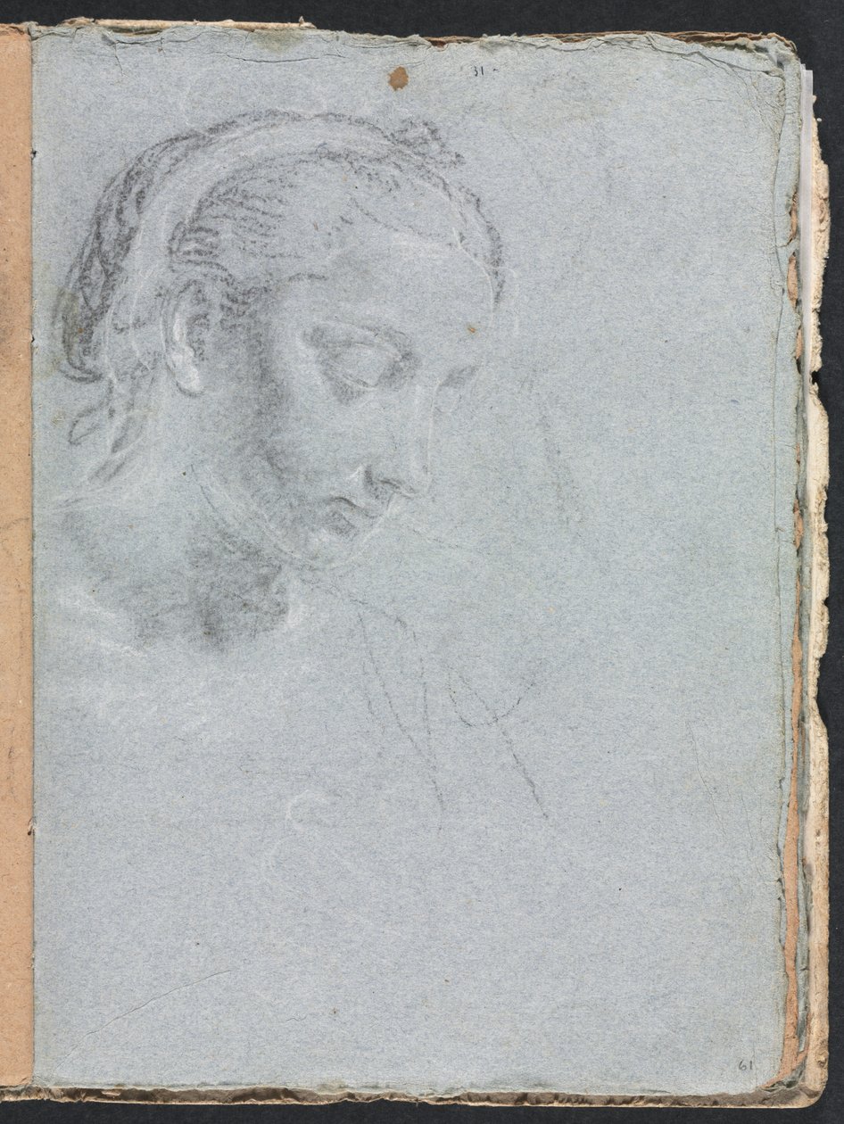 Carnet de croquis de Vérone : Tête et épaules d