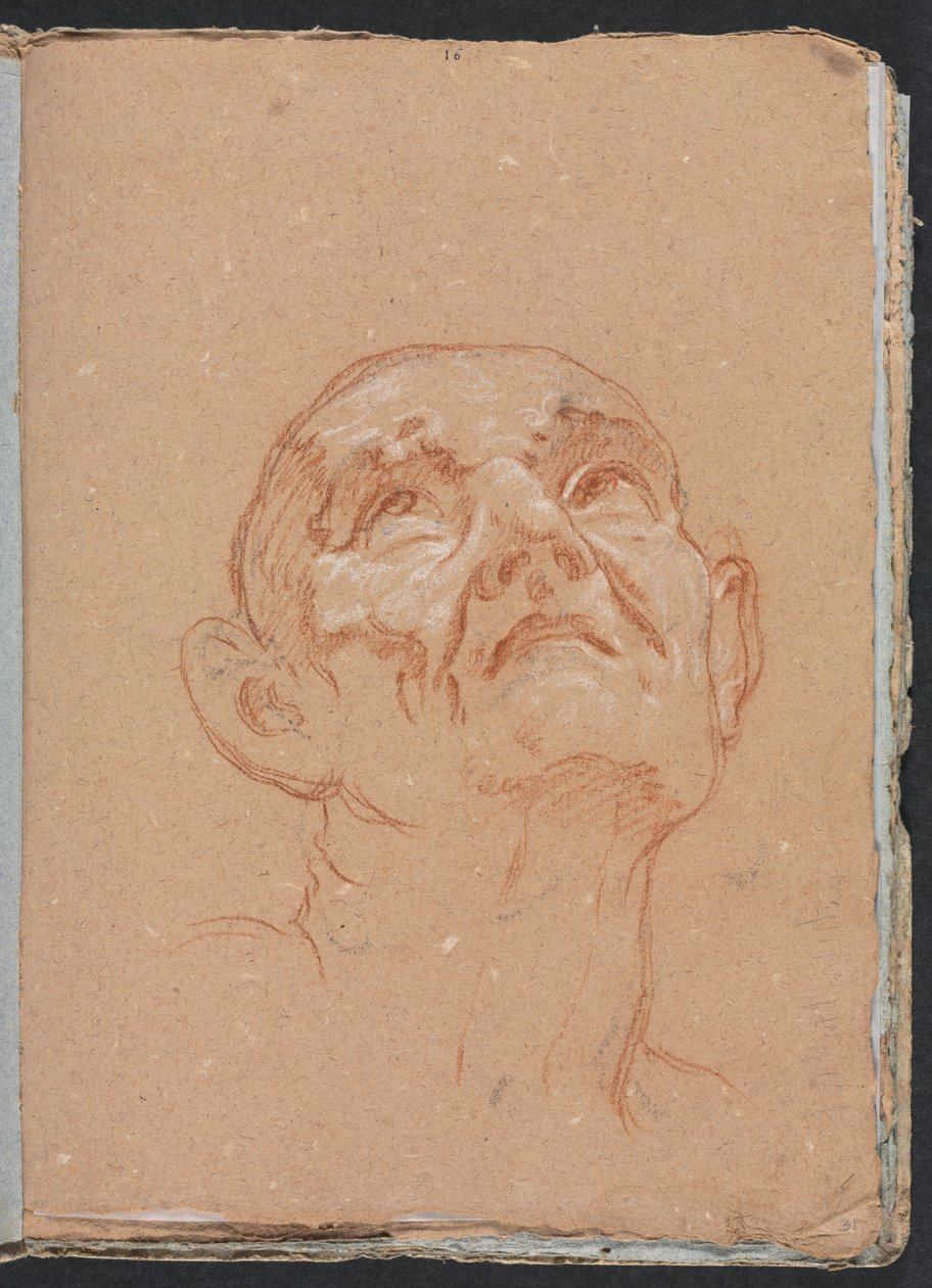 Carnet de croquis de Vérone : Tête d