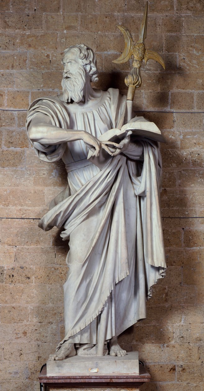 Saint Thaddée, sculpture en marbre - Francesco Mochi