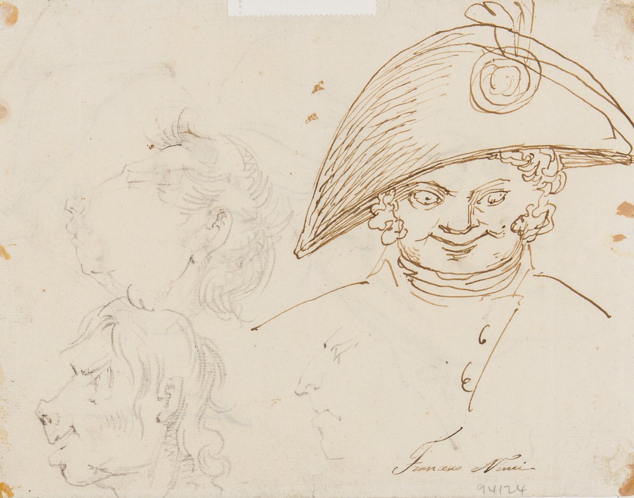 Page de caricatures - Francesco Nenci