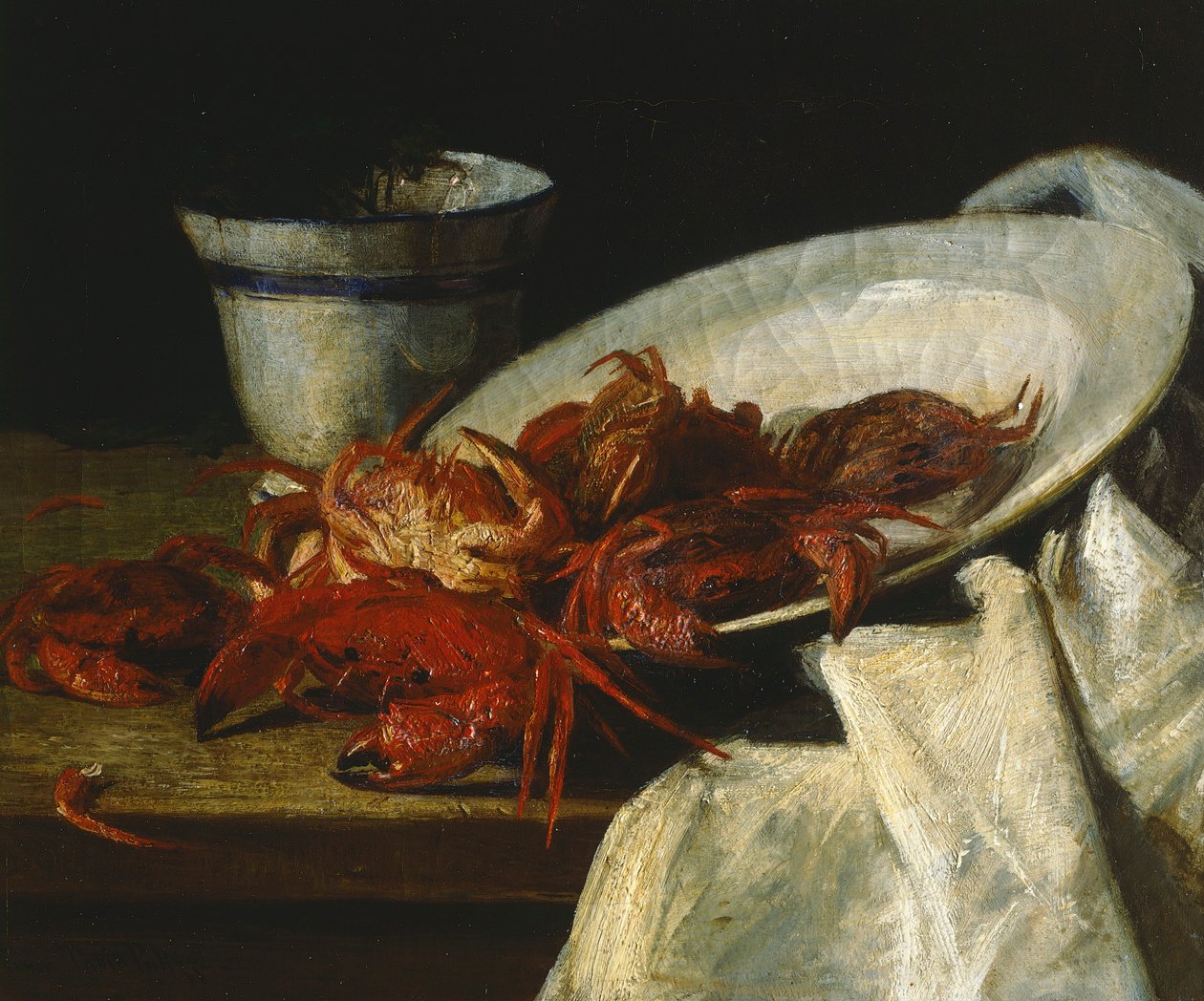 Nature morte avec crustacés - Francesco Paolo Palizzi