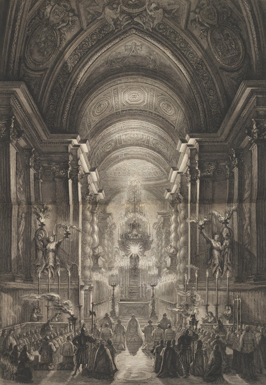 Cérémonie tenue dans la Cappella Paolina, Vatican - Francesco Piranesi