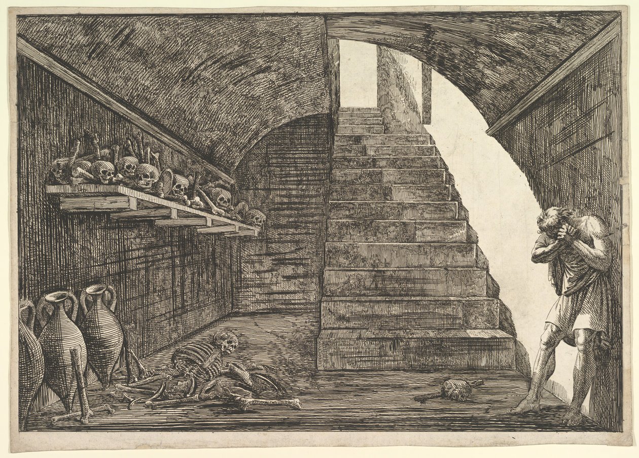 Scène de prison - Francesco Piranesi