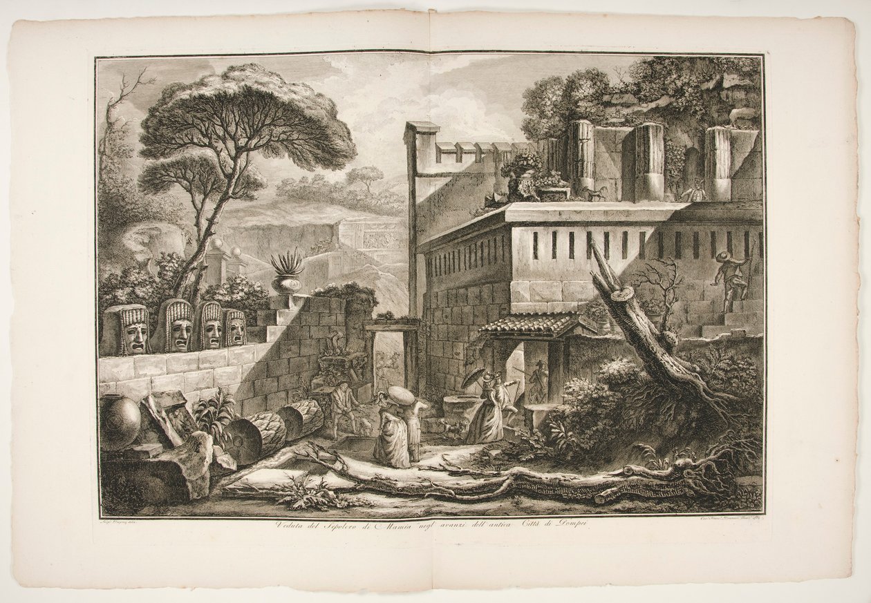 Veduta del Sepulcro di Marnia - Francesco Piranesi