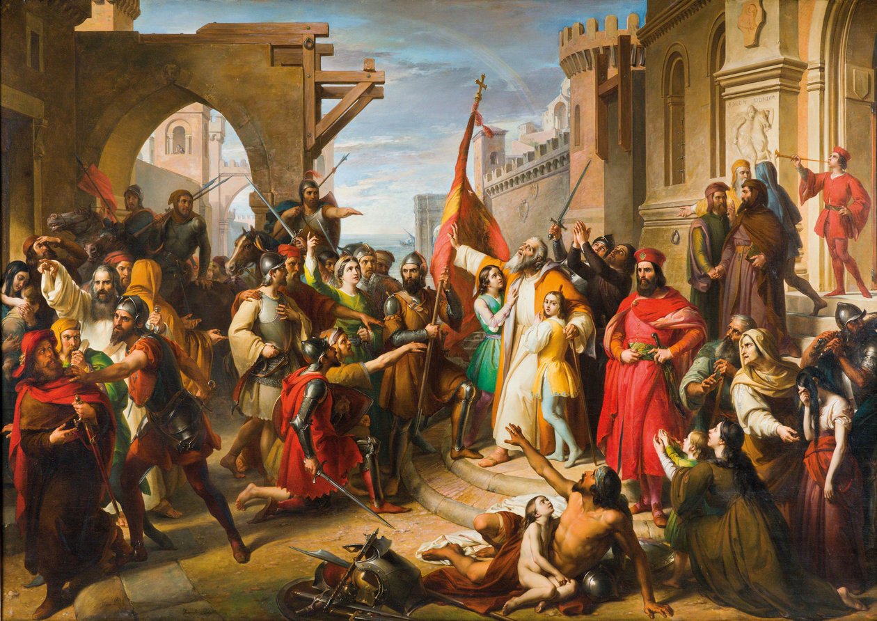 Le Serment des Anconetans - Francesco Podesti