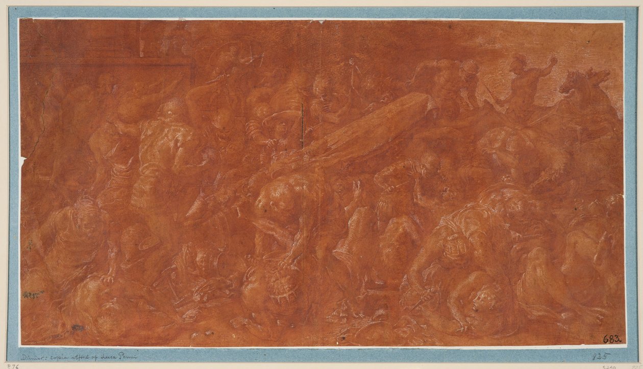 Agamemnon und Kassandra werden während eines Banketts ermordet - Francesco Primaticcio