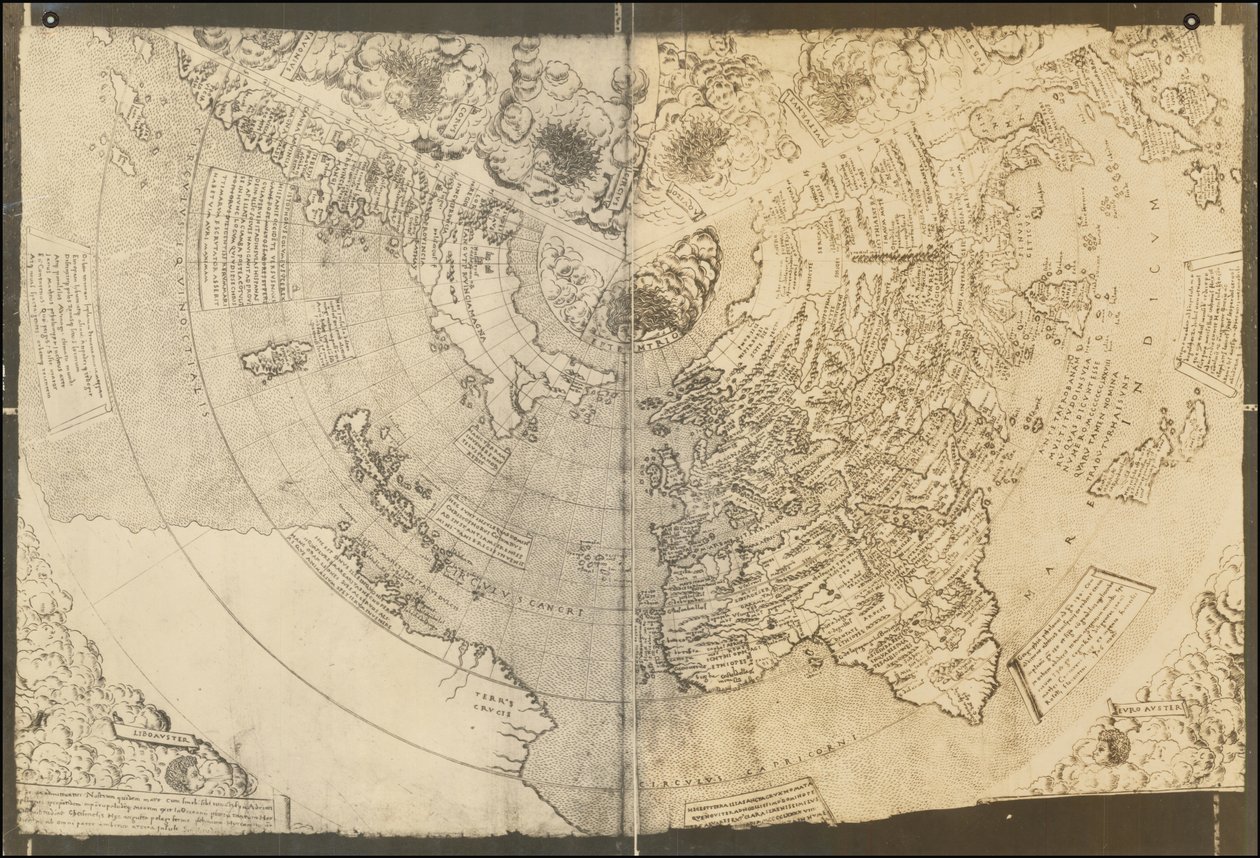 Carte du monde 1506 de Contarini-Roselli - Francesco Rosselli